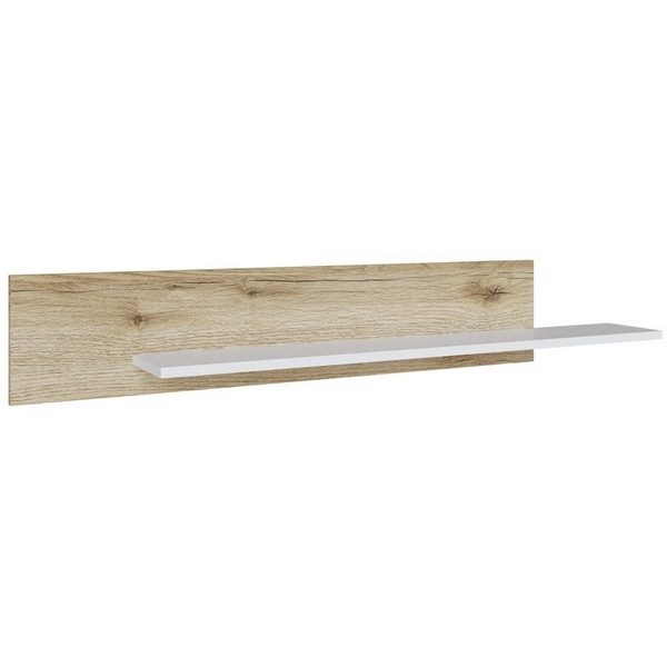 Изображение товара Навесная полка ТЭКС Плейона дуб делано белая для гостиной и спальни
