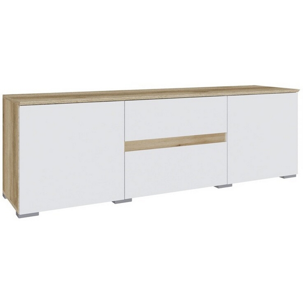 

Тумба под телевизор ТЭКС Плейона, Дуб Делано, Белый, Темное дерево;белый, Плейона 00-00220879