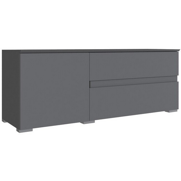 

Тумба под телевизор ТЭКС Плейона малая, Графит серый, Плейона 00-00220880