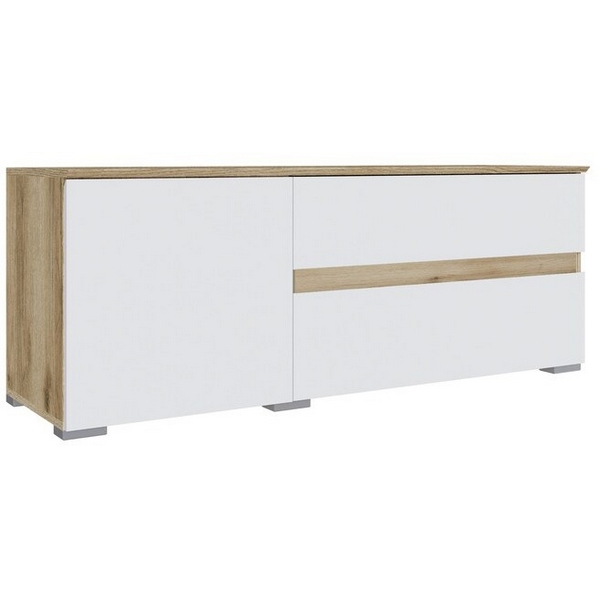 

Тумба под телевизор ТЭКС Плейона малая, Дуб Делано, Белый, Темное дерево;белый, Плейона 00-00220881