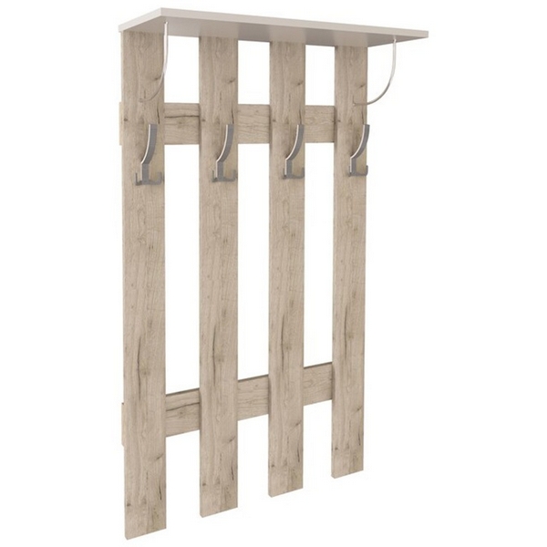 

Вешалка ТЭКС Ямайка ЯПВ-1, Дуб крафт серый, Кашемир, Бежевый, Ямайка 00-00220889