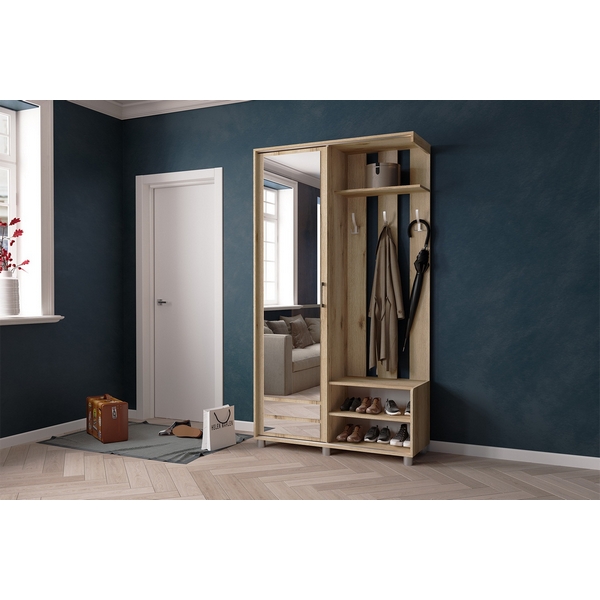 Изображение товара Прихожая ТЭКС Ларго-2 в цвете темного дерева