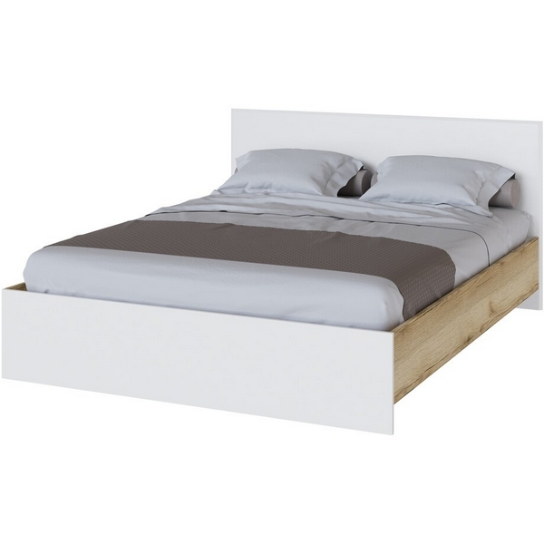 

Кровать ТЭКС 160x200 с настилом из ДСП Плейона, Дуб Делано, Белый, Темное дерево;белый, Плейона 00-00220925