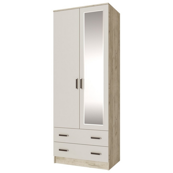 

Шкаф с Зеркало ТЭКСм Лагуна 80 см, Дуб крафт серый, Кашемир, Бежевый, Лагуна 00-00220949