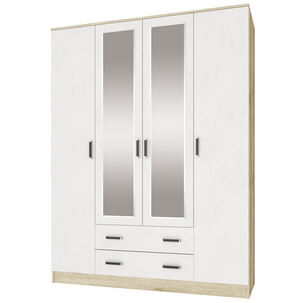 

Шкаф ТЭКС для одежды и белья Лагуна 160 см, Дуб Делано, Белый, Лагуна 00-00220950