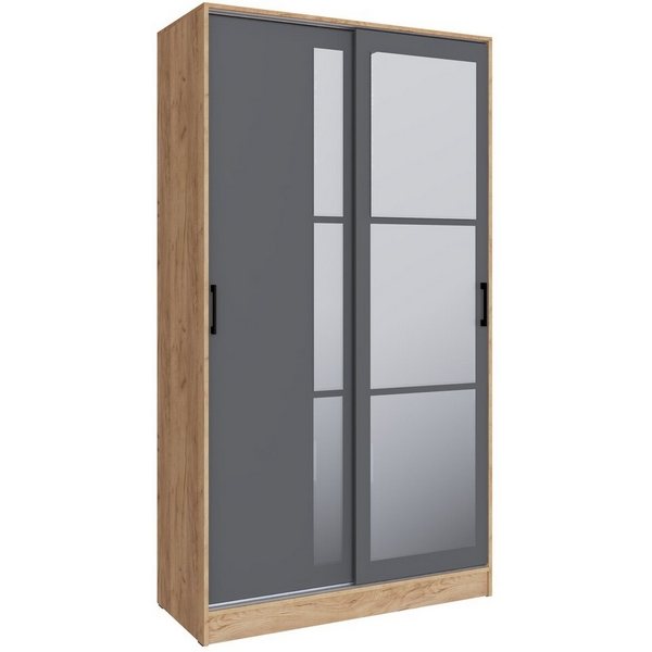 

Шкаф ТЭКС-купе Стиль-2 120, Дуб Крафт Золотой, Графит серый, Темно-серый, Стиль 00-00220956