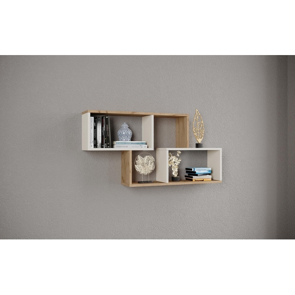 

Полка ТЭКС навесная ПН-3, Дуб крафт золотой, кашемир, Темное дерево;бежевый, 00-00231883