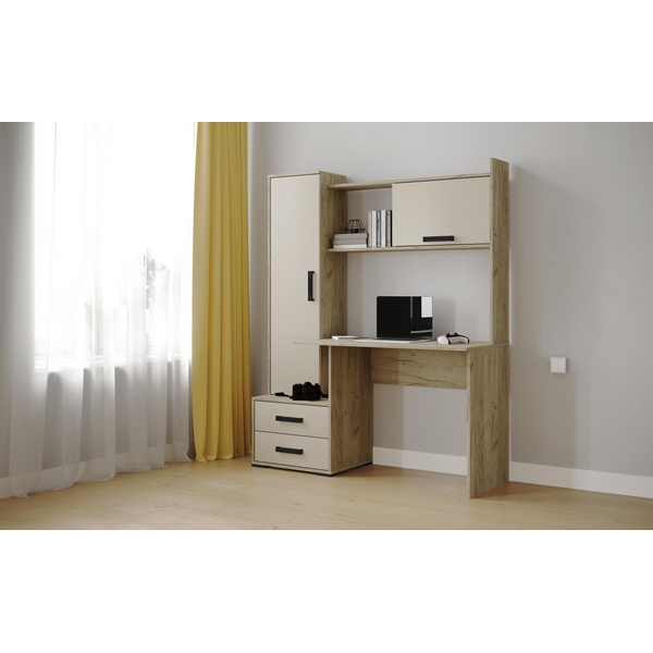 

Компьютерный стол ТЭКС Квартет-9, Дуб крафт серый, кашемир, Бежевый, Квартет 00-00231884