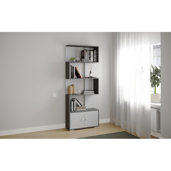 

Стеллаж ТЭКС Ромео-2, Графит серый, серый камень, Ромео 00-00231889