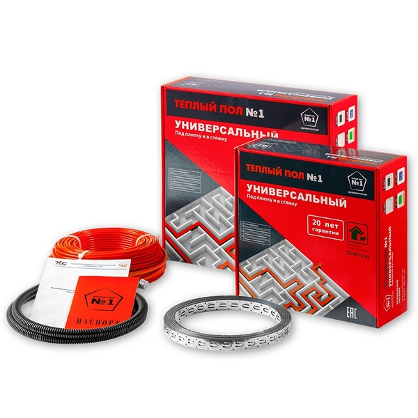 

Двужильные секции Теплый пол №1 (10,6 метров) STSP СТСП-10,6-150, STSP СТСП-10,6-150