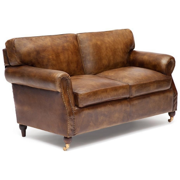 

Диван 2-х местный Secret De Maison BRONCO ( mod. 1193 ) Античный темный (кожа буйвола) (Tetchair), 9394 10305