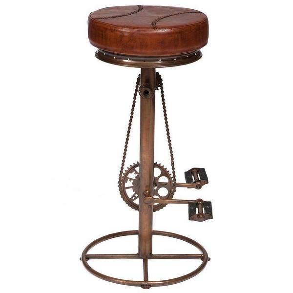 

Стул барный ( mod. 14524 ) коричневый (металл/кожа буйвола) Tetchair 10381 11169, 10381 11169