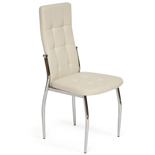 

Стул ( mod.35 ) хром/слоновая кость (металл/экокожа) Tetchair 10625 11416, 10625 11416