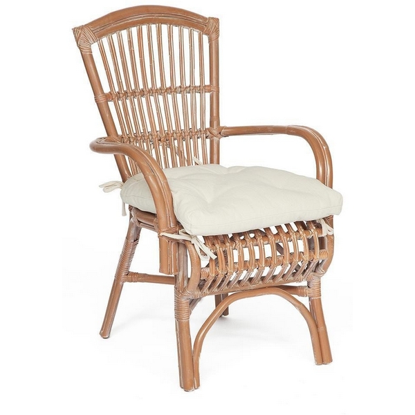 Кресло Levy натуральный ротанг, 60х62х95см, натуральный/white wash Tetchair Secret De Maison 11965