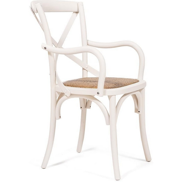 

Обеденный стул Tetchair CROSS (Вяз/Белый) 12375, Cross 12375