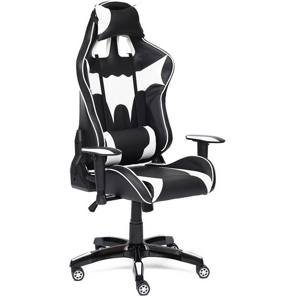 

Кресло iBat черный/белый (кож/зам) (Tetchair), 111021 12469