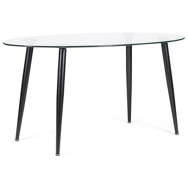 

Стол (mod. DT333) металл, закаленное стекло (10 мм), 150х90х75см, черный Tetchair Kassel 12476, Kassel 12476