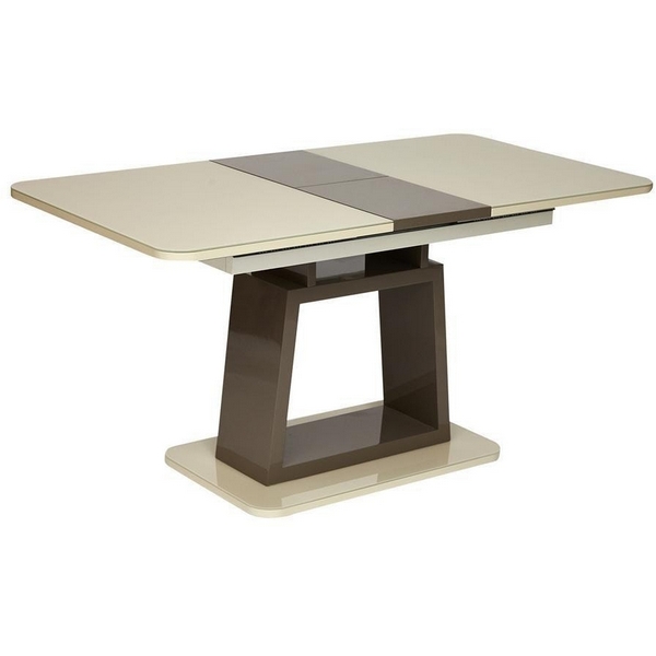 

Стол (mod.EDT-VE001) слоновая кость/латте (мдф high glossy, закаленное стекло) Tetchair 111349 12707, 111349 12707