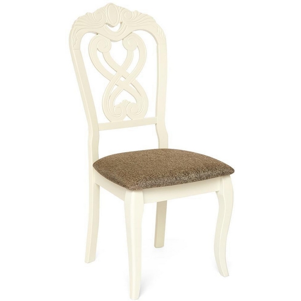 

Стул -Андромеда/ white, ткань коричневая S168-7 (дерево гевея) Tetchair 111695 12896, Коричневый, 111695 12896