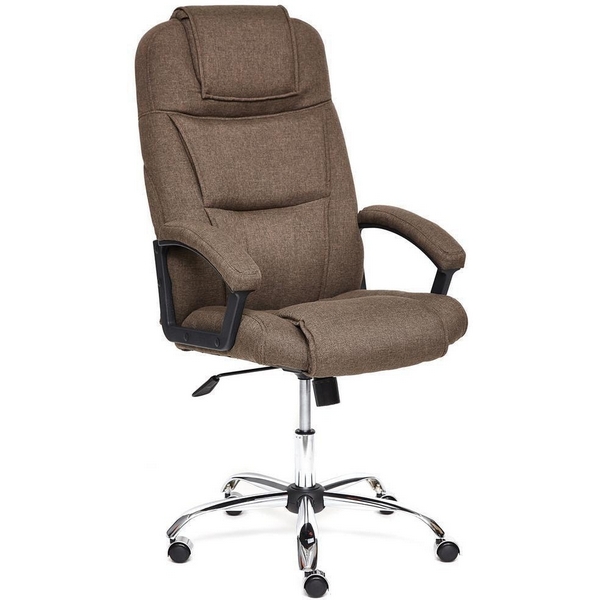

Кресло (хром) коричневый (ткань) Tetchair 8464 13004, 8464 13004