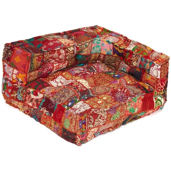 

Модуль мягкий угловой (mod. 10201) этнический красный (cotton patchwork) Tetchair 111889 13050, 111889 13050