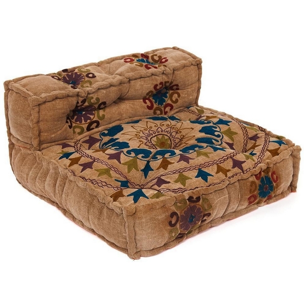 

Модуль мягкий со спинкой Secret De Maison RADJA (mod. MA-103) желтый с цветами (cotton Kilim) Tetchair, 111894 13055