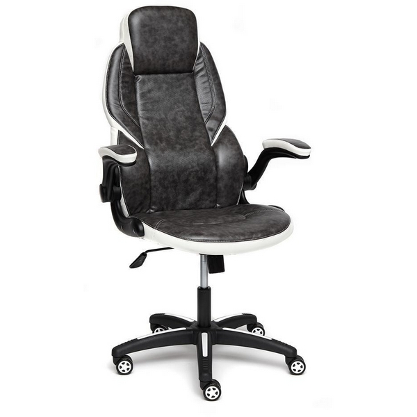 

Кресло серый/белый (кож/зам) Tetchair 111657 13082, 111657 13082