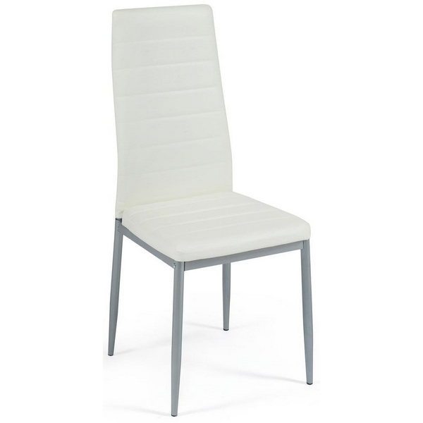 

Стул (mod. 24) слоновая кость/серый (металл/экокожа) Tetchair 112090 13192, 112090 13192
