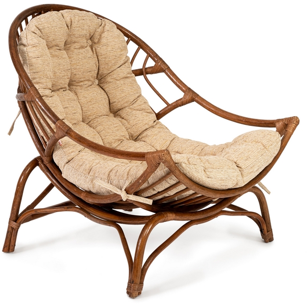Кресло / без подушки brown (коричневый кокос) Tetchair 3579 13384