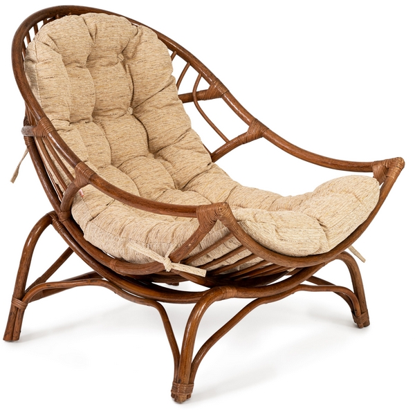 

Кресло / без подушки brown (коричневый кокос) Tetchair 3579 13384, 3579 13384