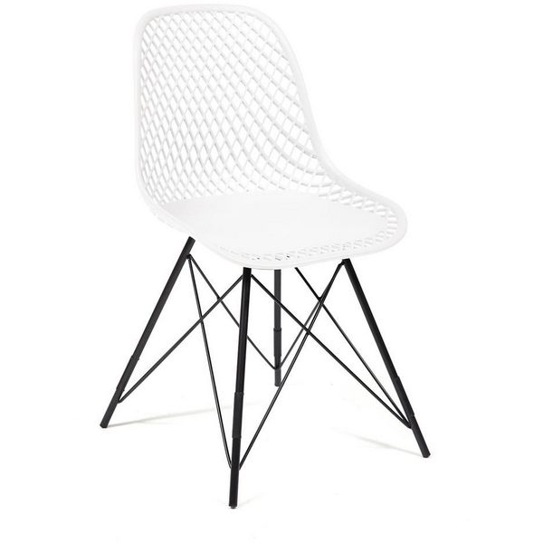 

Стул (mod. 8001) белый/черный (металл/пластик) Tetchair 112721 13613, 112721 13613