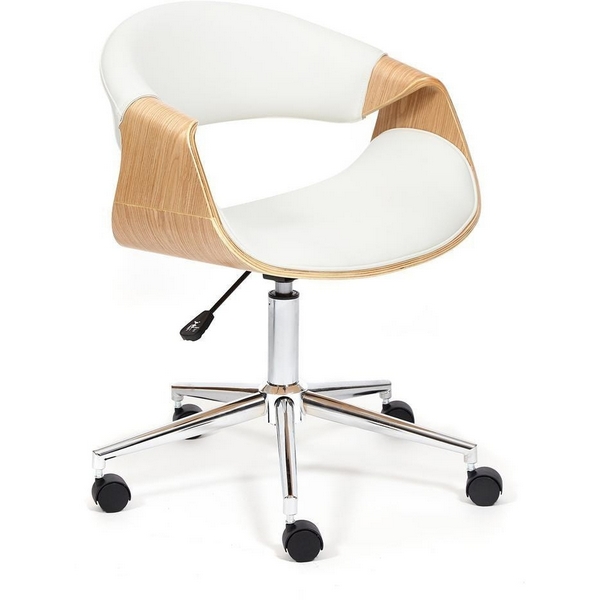 

Кресло натуральный, кож/зам белый Tetchair 112754 13664, 112754 13664