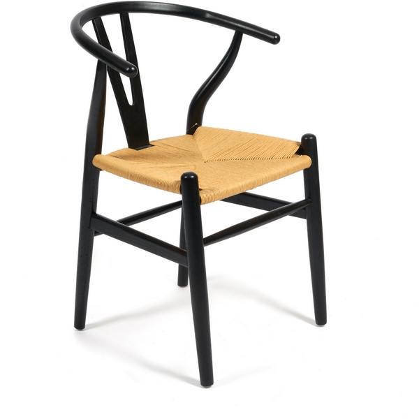 

Обеденный стул Tetchair WISHBONE (Вяз/Черный) 13904, WISHBONE 13904