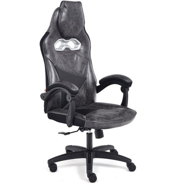 

Кресло серый/черный (кож/зам) Tetchair 112457 13942, 112457 13942