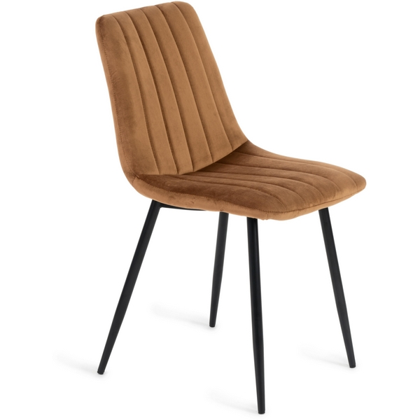 

Стул (mod. 7066) коричневый вельвет/черный (металл,ткань) Tetchair 110593 14149, 110593 14149