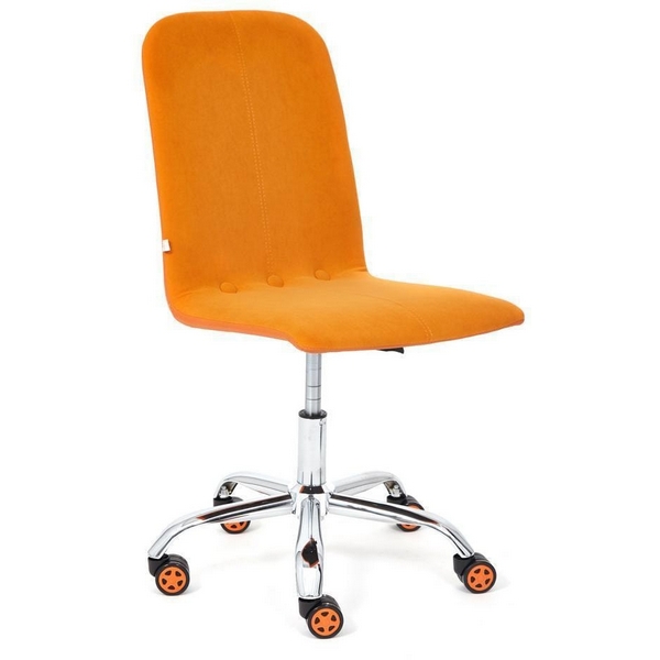 

Кресло оранжевый/оранжевый (флок/кож/зам) Tetchair 112655 14188, 112655 14188