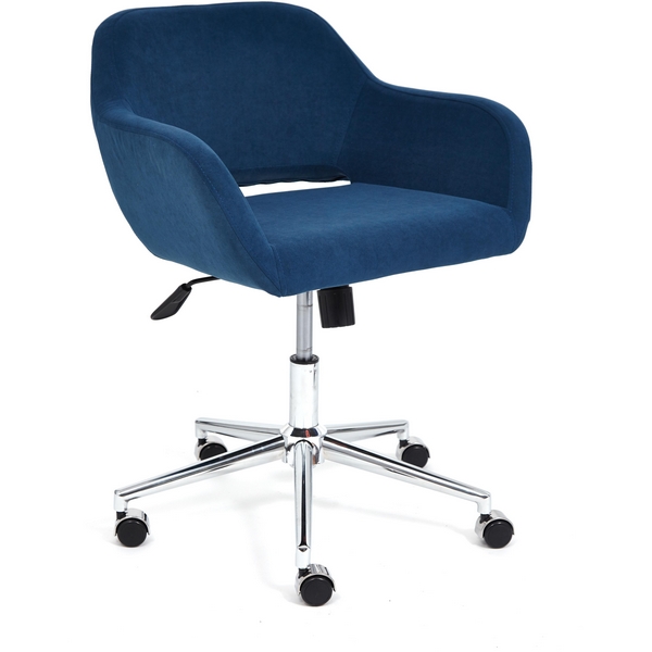 

Кресло хром синий (флок) Tetchair 113269 14233, 113269 14233
