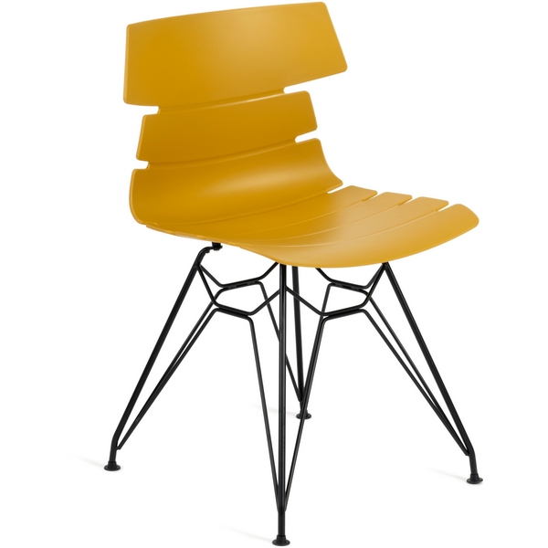 

Стул (mod. 622N) оранжевый/черный (пластик/металл) Tetchair 113344 14306, 113344 14306