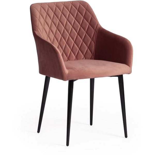 

Кресло BREMO (mod. 708) коралловый barkhat /черный (ткань/металл) Tetchair 113347 14321, Розовый, 113347 14321