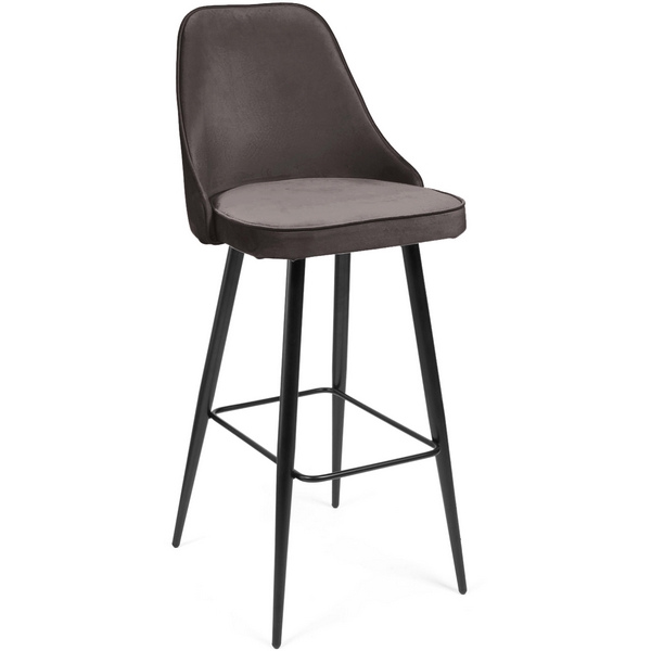 

Стул барный KISH (mod. 714) Tetchair (Темно-серый,Черный)., KISH 14346