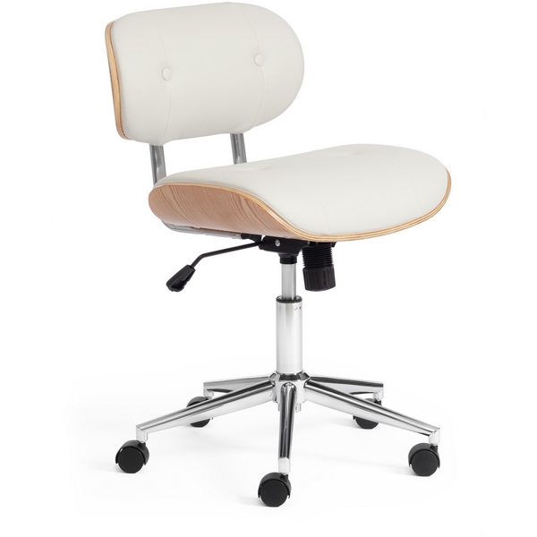 

Кресло натуральный, кож/зам белый Tetchair 113498 14379, 113498 14379