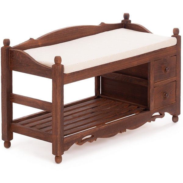 

Обувница с 2-я ящиками AZUR ( mod.TT-BH004) Орех (Walnut) (павловния) Tetchair 113617 15042, 113617 15042