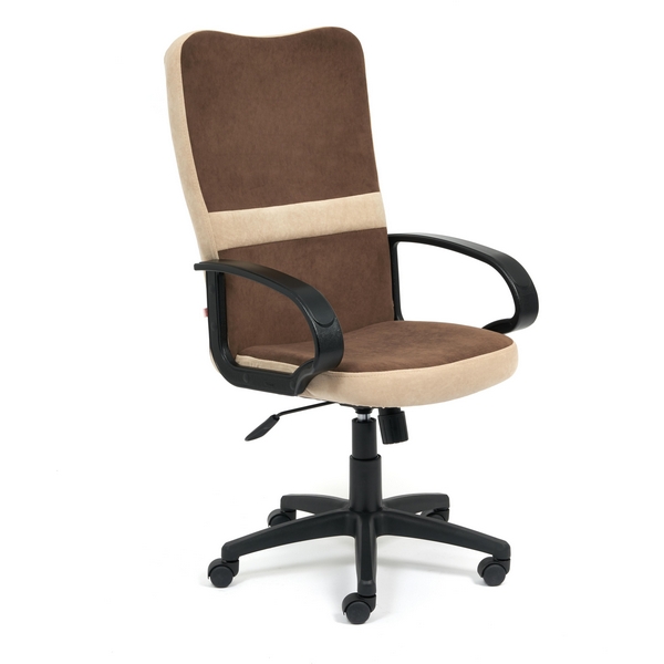 

Кресло СН757 коричневый/бежевый (флок) Tetchair 7169 15144, 7169 15144