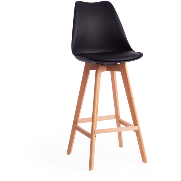 

Стул барный (mod. C1014H) черный 3010/натуральный (пластик/дерево) Tetchair 113784 15204, 113784 15204