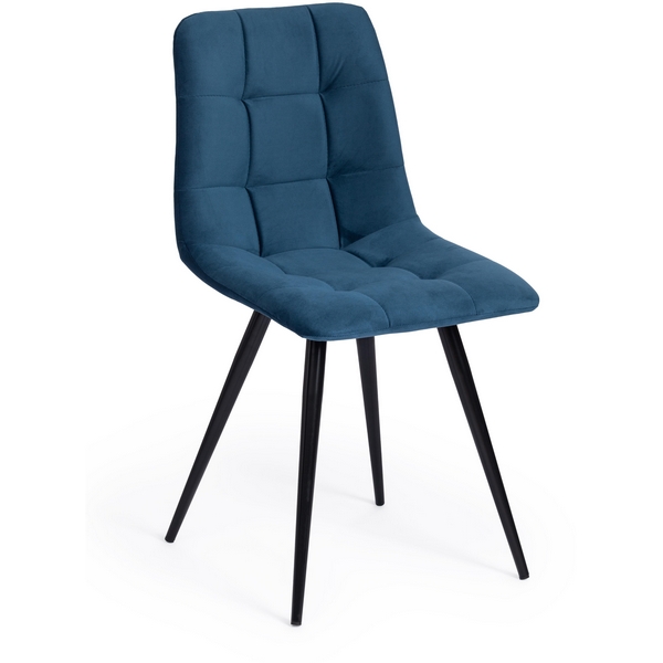 

Стул CHILLY (mod. 7095) синий barkhat 29/черный (ткань/металл) (Tetchair), 113348 15228