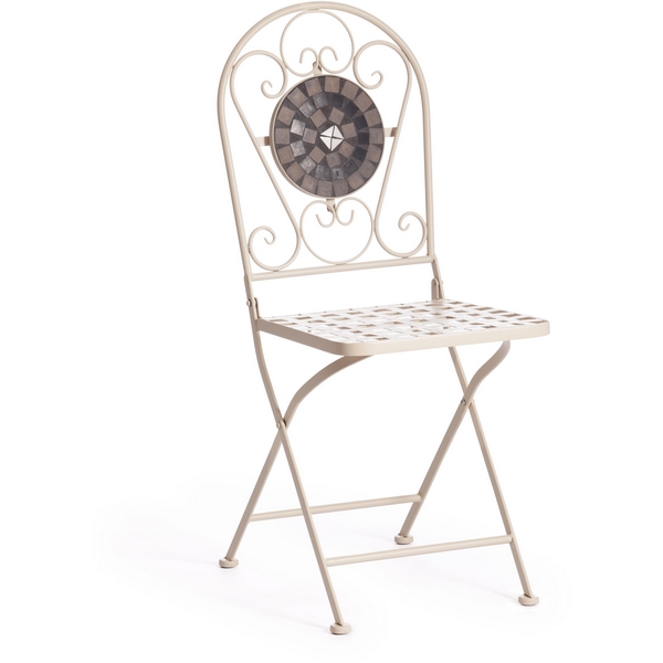 

Стул (mod. PL08-7451RV) металл, 36*35*91 см, белый/плитка quot Tetchair, Secret De Maison 15268