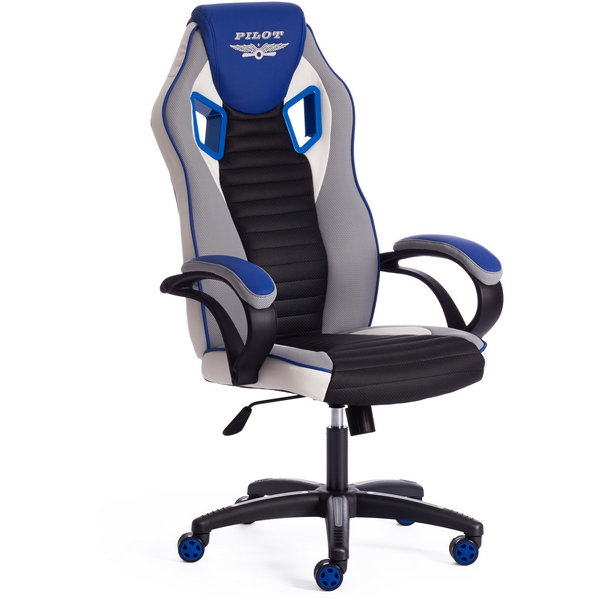 

Кресло PILOT Tetchair (Черный,Синий)., PILOT 15289