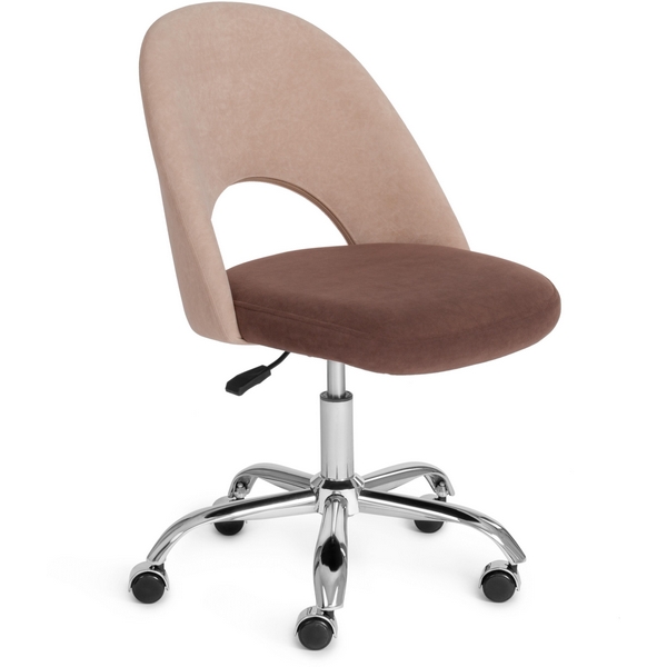 

Кресло флок , бежевый/коричневый, 7/6 Tetchair Latina 15363, Latina 15363