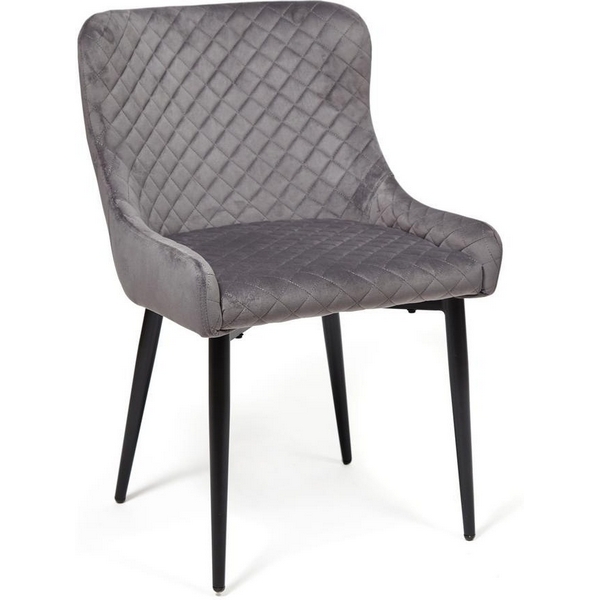 

Стул ELI (mod. 8202) / 1 шт. в упаковке Tetchair (Металл,Ткань/Серый,Черный) арт.15413, 15413