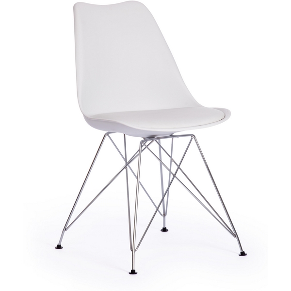 Изображение товара Стул Tulip Iron Chair/Тулип Айрон Чаир (мод.EC-123)/1 шт. в упаковке металл/пластик, 54,5*48*83,5см, white (белый) Изображение товара Стул Tulip Iron Chair/Тулип Айрон Чаир (мод.EC-123)/1 шт. в упаковке металл/пластик, 54,5*48*83,5см, white (белый)